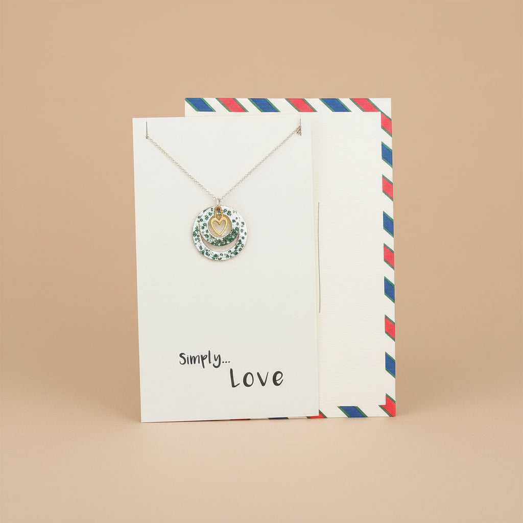 Love 925 Sterling Silver Pendant With Chain Adjustable Length