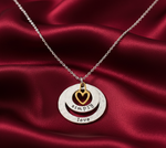 Load image into Gallery viewer, Love 925 Sterling Silver Pendant With Chain Adjustable Length
