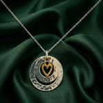 Load image into Gallery viewer, Love 925 Sterling Silver Pendant With Adjustable Chain with Message Postcard