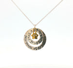 Load image into Gallery viewer, True Friend 925 Sterling Silver Pendant With Chain Adjustable Length
