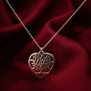 Love 925 Sterling Silver Pendant Adjustable Chain with Message Postcard