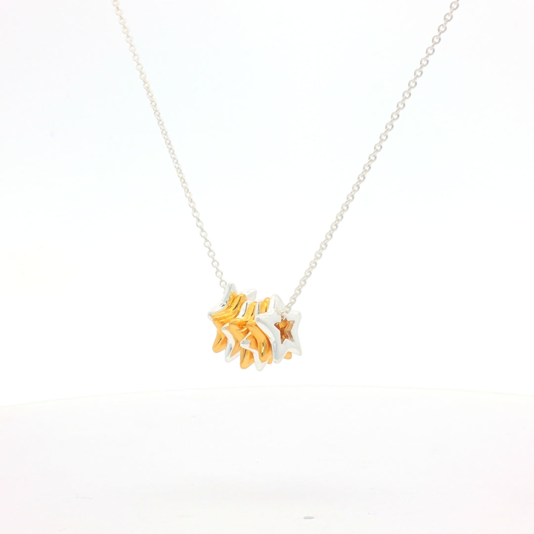 Lucky Seven 925 Sterling Silver Pendant Adjustable Chain with Message Postcard
