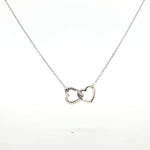 Load image into Gallery viewer, Sisters Hearts Linked Forever 925 Sterling Silver Pendant With Chain Adjustable Length
