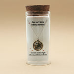 Load image into Gallery viewer, Star Can&#39;t Shine Without Darkness 925 Sterling Silver Pendant With Chain Adjustable Length
