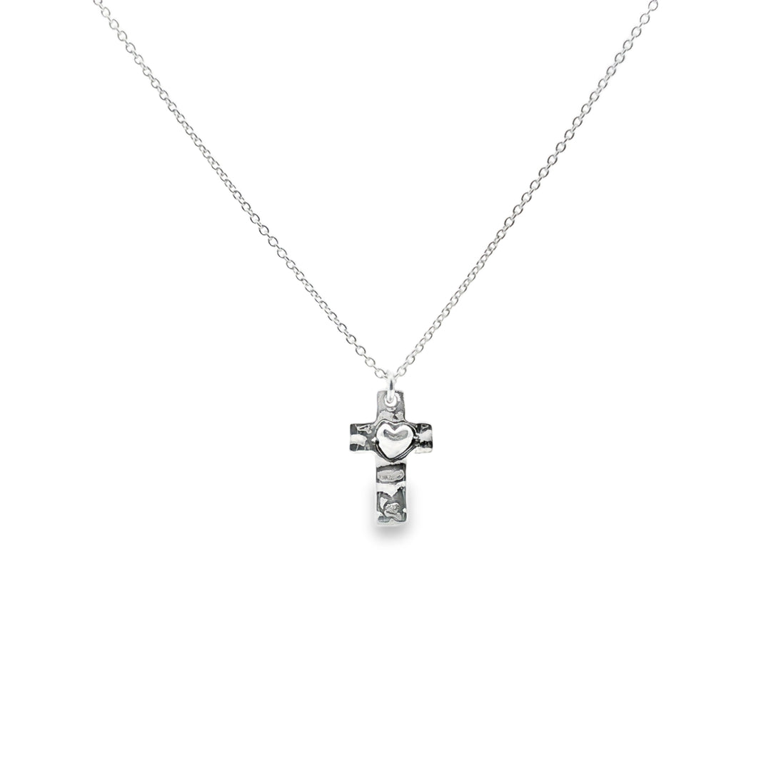 Symmbol Of Love 925 Sterling Silver Pendant With Chain Adjustable Length in Glass Bottle