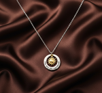 Load image into Gallery viewer, Sunshine 925 Sterling Silver Pendant With Chain Adjustable Length
