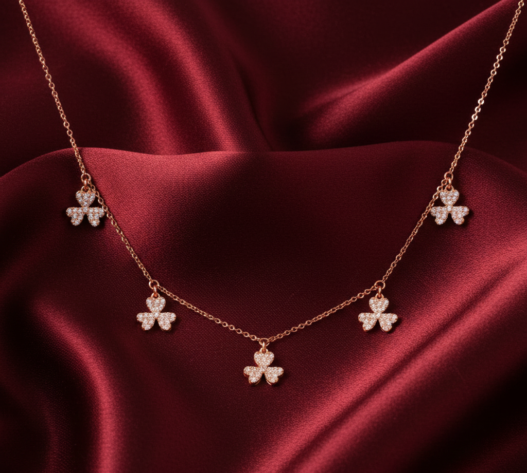 Gold Plated Minoan 925 Sterling Silver Necklace with Adjustable Length