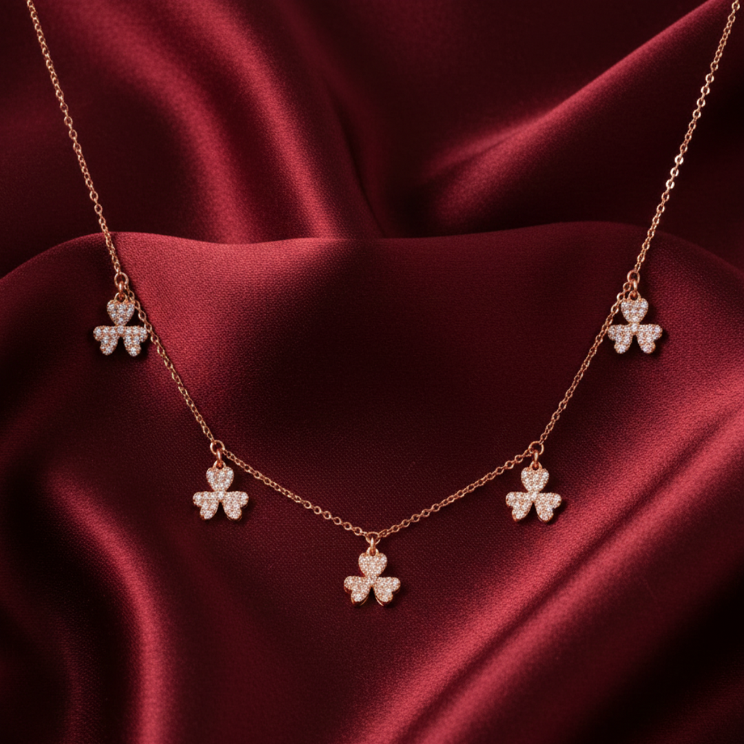 Gold Plated Minoan 925 Sterling Silver Necklace with Adjustable Length