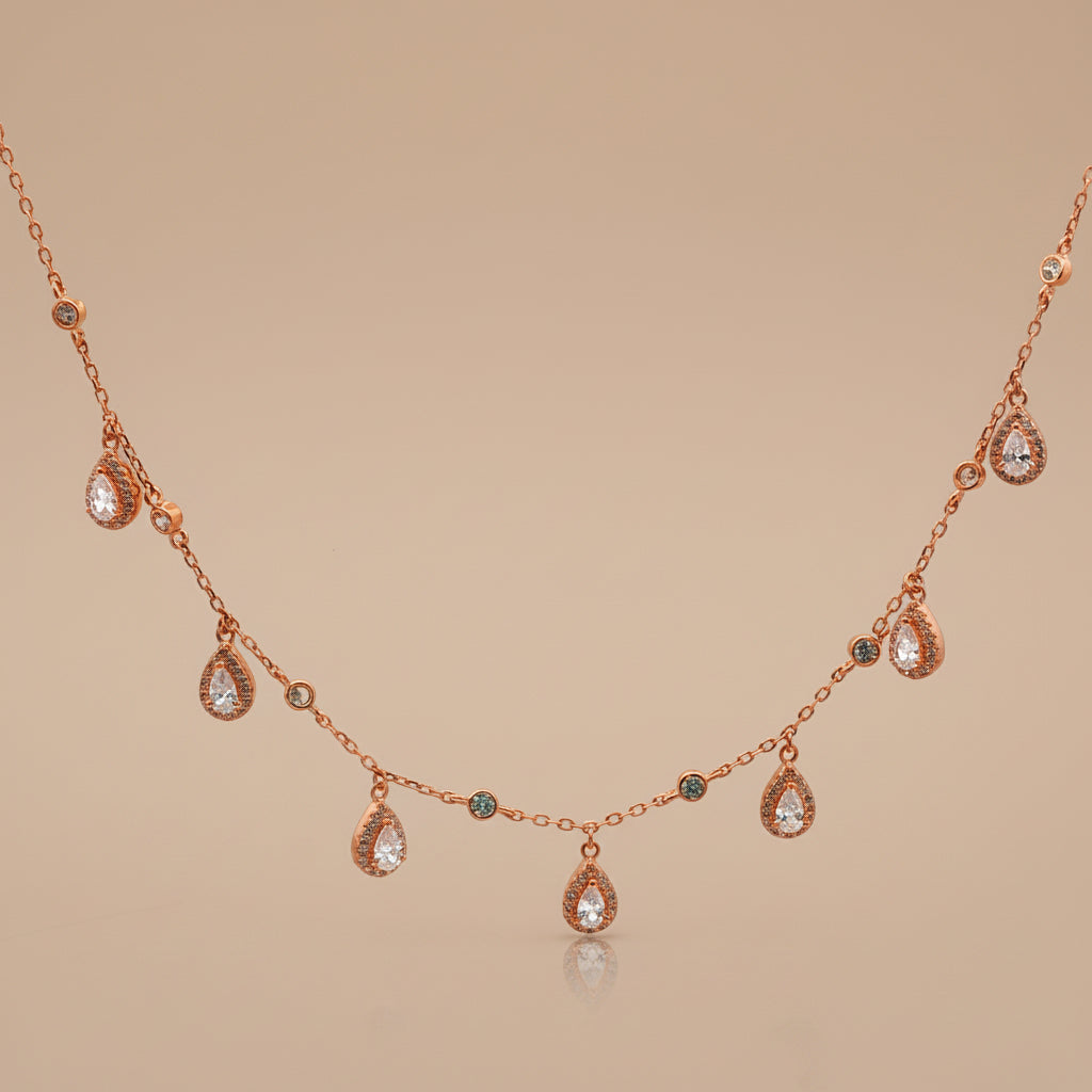 Gold Plated Minoan 925 Sterling Silver Necklace with Adjustable Length