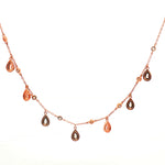 Load image into Gallery viewer, Gold Plated Minoan 925 Sterling Silver Necklace with Adjustable Length