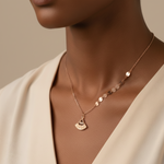 Load image into Gallery viewer, 925 Sterling Silver Love Pendant Necklace with Adjustable Length