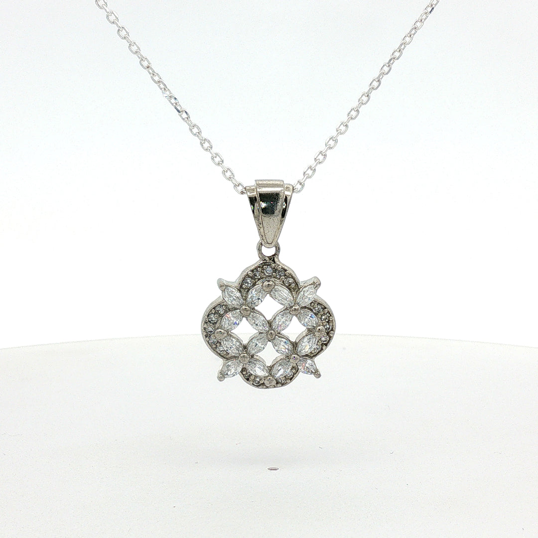 Premium 925 Silver Pendant Necklace with Chian  Design