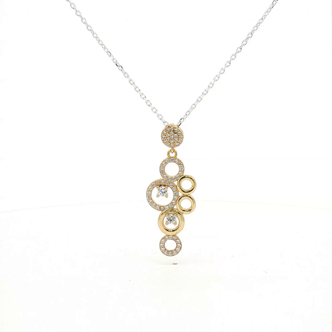 925 Sterling Silver Designer Pendant with Chain for Women