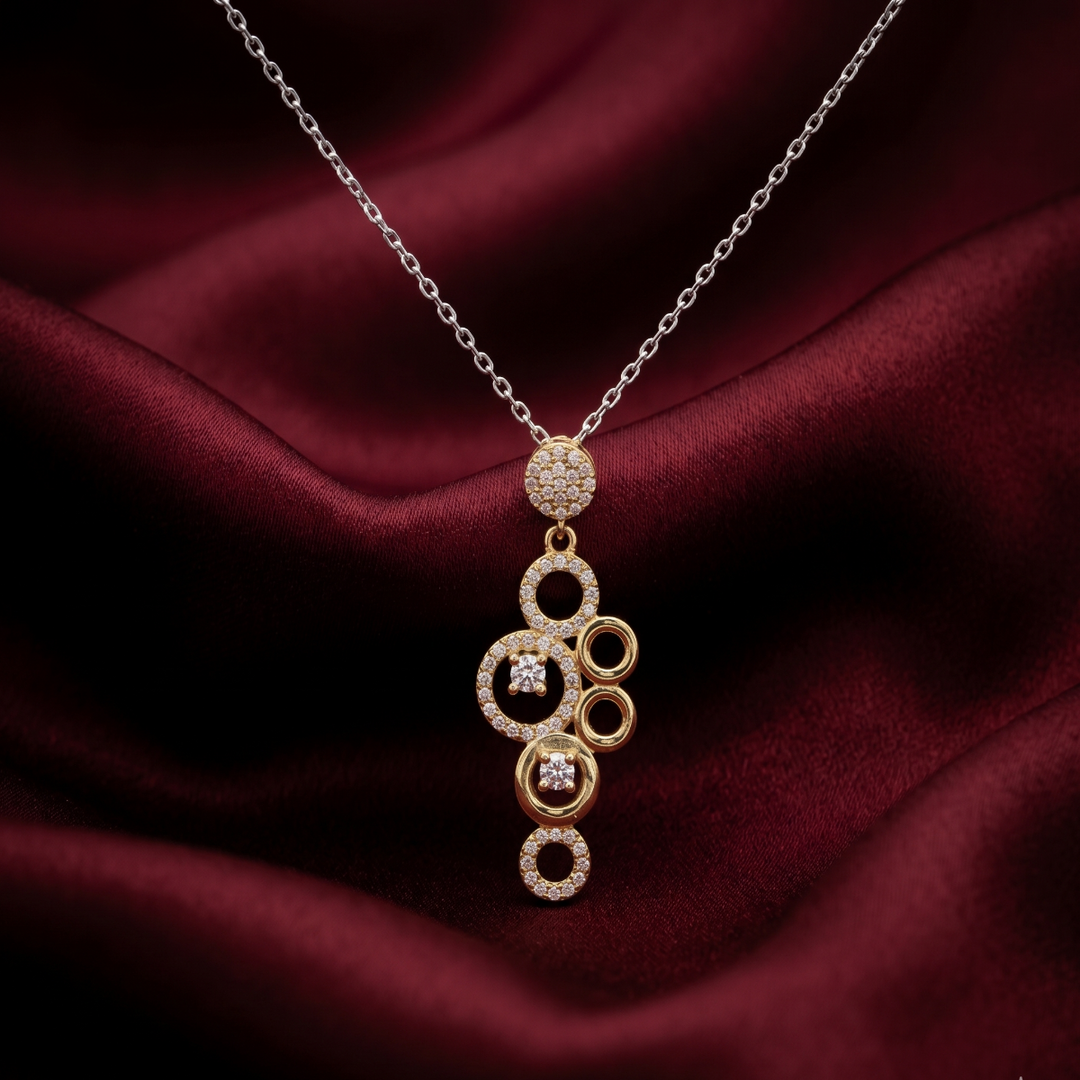 925 Sterling Silver Designer Pendant with Chain for Women