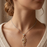Load image into Gallery viewer, 925 Sterling Silver Designer Pendant with Chain for Women