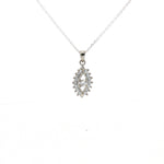 Load image into Gallery viewer, Marquise Luxury 925 Silver Pendant Necklace with Sparkling Stones