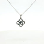 Load image into Gallery viewer, Luxury 925 Silver Pendant Necklace with Chain Sparkling Stones