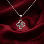 Load image into Gallery viewer, Luxury 925 Silver Pendant Necklace with Chain Sparkling Stones