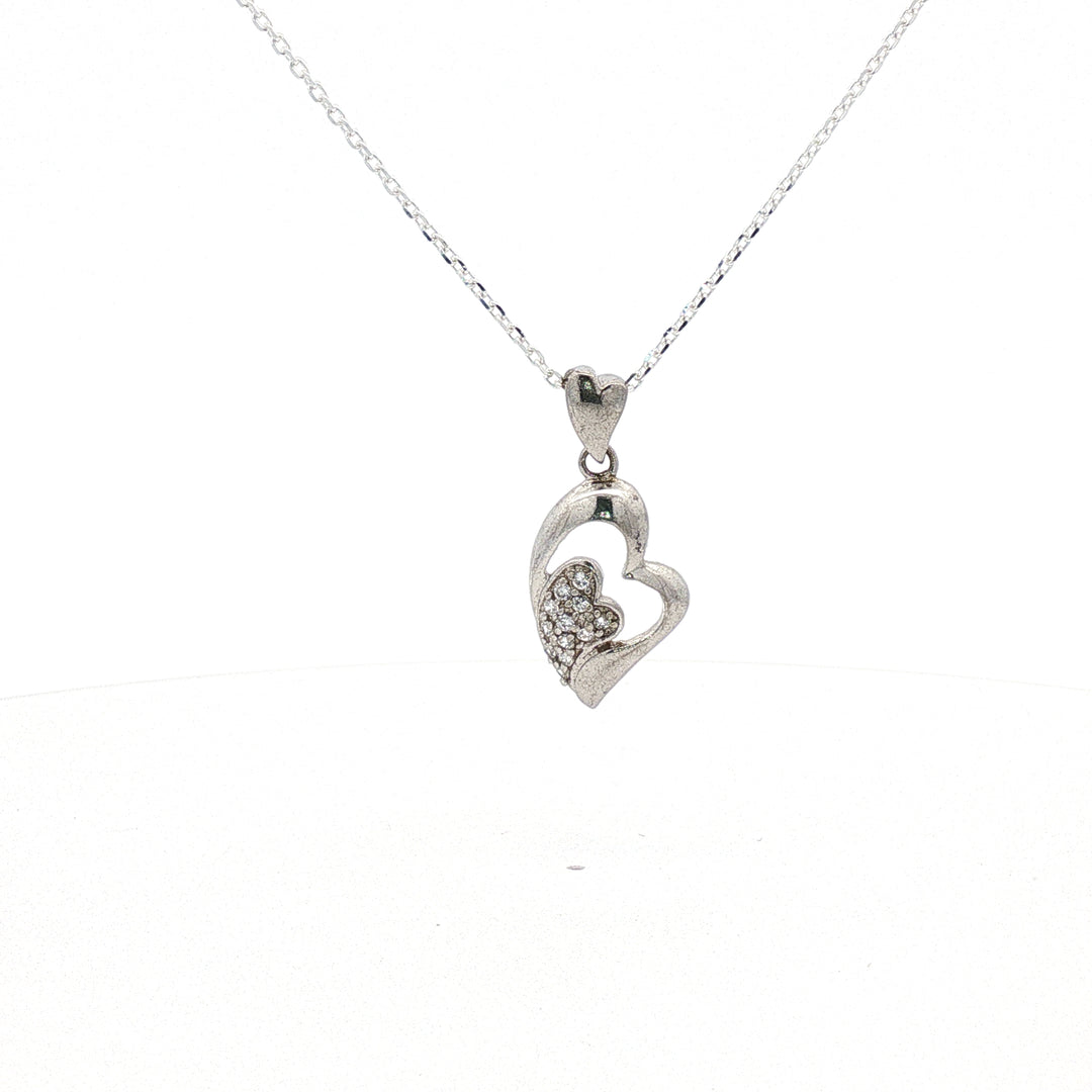 Yuva Heart 925 Silver Pendant with Chain