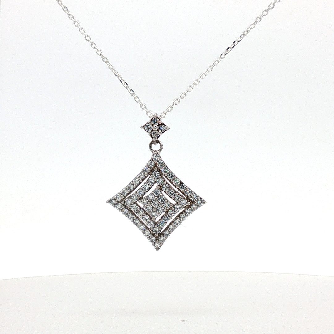 Elegant Yuva Pendant with 925 Silver Chain