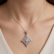 Elegant Yuva Pendant with 925 Silver Chain