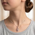 Load image into Gallery viewer, Classic Yuva Pendant with Silver Chain