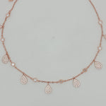 Load image into Gallery viewer, Celestial Diamond Pear Shape 925 Necklace with Adjustable Length