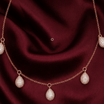 Load image into Gallery viewer, 925 Sterling Silver Pear Shape Necklace with Adjustable Length