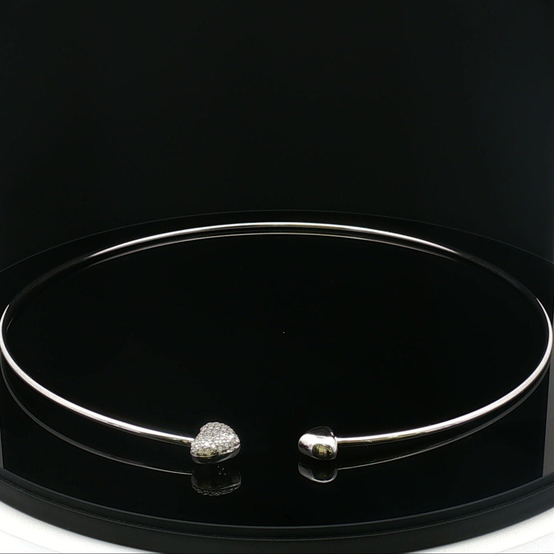 Elegant 925 Sterling Silver Choker Necklace