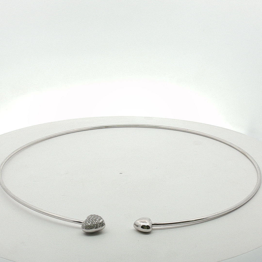 Elegant 925 Sterling Silver Choker Necklace