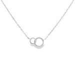 Load image into Gallery viewer, 925 Sterling Silver Round Pendant Necklace with Adjustable Length
