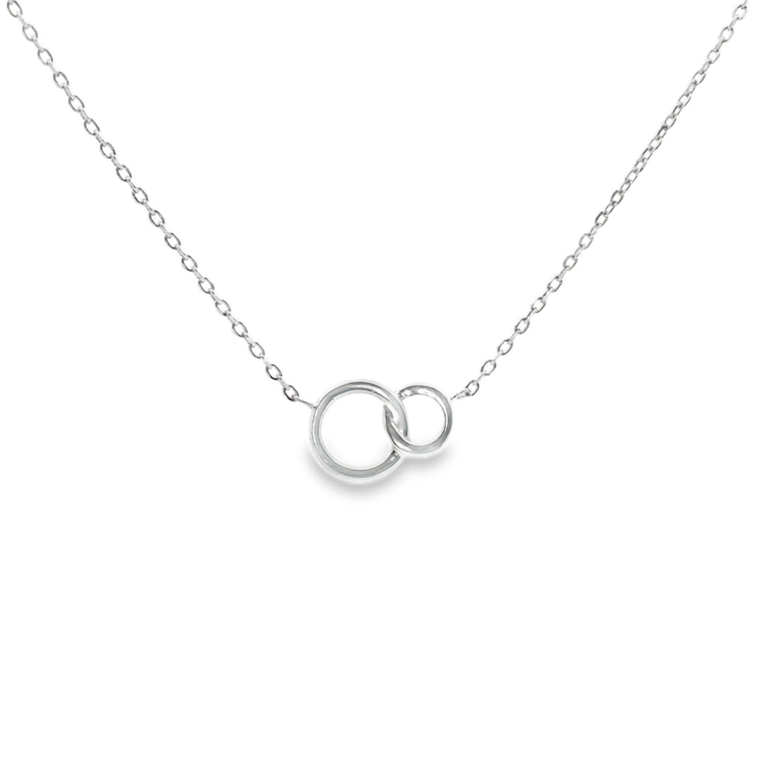925 Sterling Silver Round Pendant Necklace with Adjustable Length