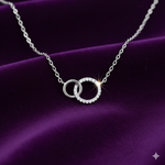 Load image into Gallery viewer, 925 Sterling Silver Round Pendant Necklace with Adjustable Length
