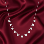 Load image into Gallery viewer, 925 Sterling Silver Disc Necklace