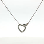 Load image into Gallery viewer, 925 Sterling Silver Heart Pendant Necklace with Adjustable Length