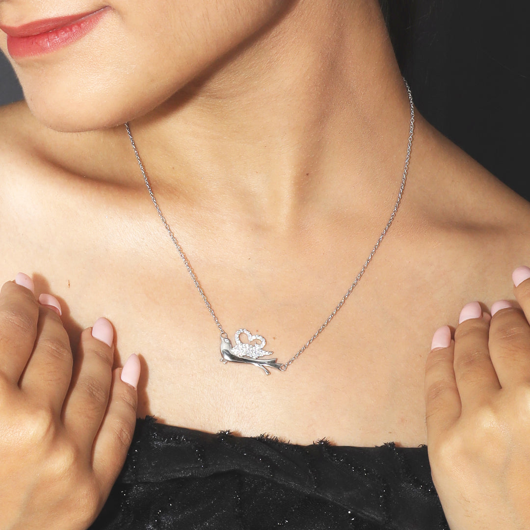 Yuva 925 Silver Necklaces with Adjustable Length