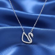 Swan  925 Silver Necklaces with Adjustable Length