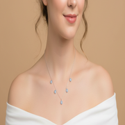 Silver Evil Eye 925 Sterling Silver Necklace