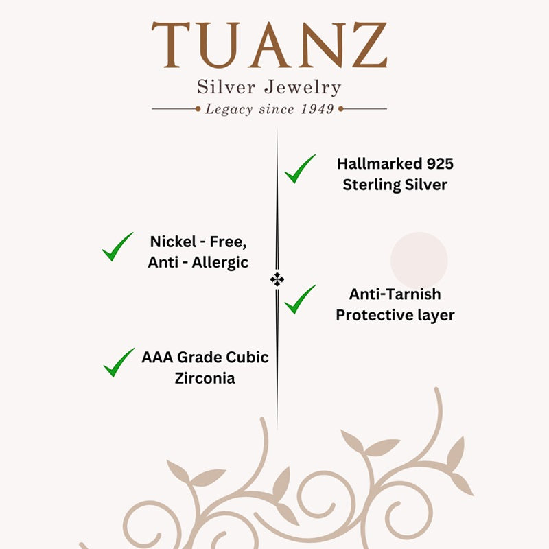 Twinkle Star 925 Silver Necklace with Adjustable Length