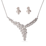 Load image into Gallery viewer, Jivan 925 Sterling Silver Necklace Set (Necklace &amp; Earring)
