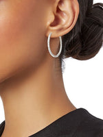 Load image into Gallery viewer, Classic Milligrain Hoops 925 Sterling Silver Earrings
