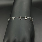 Load and play video in Gallery viewer, Twinkle Star 925 Sterling Silver Bracelet
