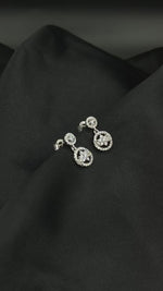 Load and play video in Gallery viewer, Flower Blossom 925 Silver Earrings

