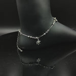 Load and play video in Gallery viewer, Madhuban Palm 925 Sterling Silver Anklets with Adjustable Length
