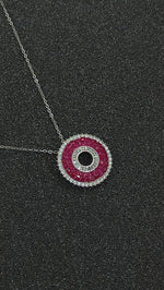 Load and play video in Gallery viewer, Supreme Circle 925 Silver Pendant Chain
