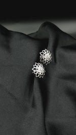 Load and play video in Gallery viewer, Mandala 925 Silver Earrings
