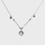 Load and play video in Gallery viewer, 925 Sterling Silver Classic Pendant With Pearl Chain Necklace with Adjustable Length For Women
