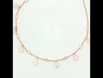 Load and play video in Gallery viewer, Celestial Diamond Pear Shape 925 Necklace with Adjustable Length