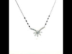 Load and play video in Gallery viewer, Elegant 925 Sterling Silver Classic Antique Diamond Mangalsutra