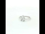 Load and play video in Gallery viewer, 925 Sterling Silver Marquise Diamond Ring For Women